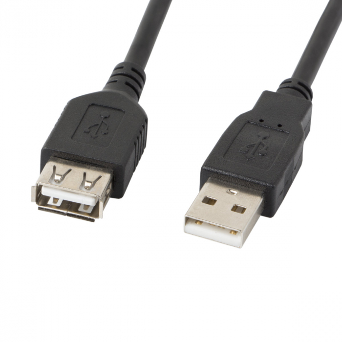 Cablu de date Lanberg, USB 2.0, 3m, Negru [5]
