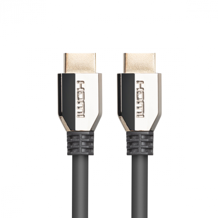 Cablu premium HDMI v.2.1 8K la 60Hz, 50 cm, Lanberg 42894, suport DSC 1.2, Dinamic HDR, eARC, ALLM, QFT [2]