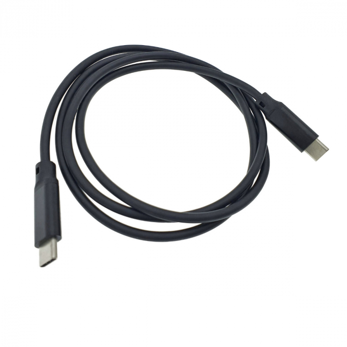 Cablu premium USB 3.1 tip C tata la USB 3.1 tip C tata, 100 cm, Revolution 087, PD, 5A , 100W, carcasa aluminiu, negru [5]