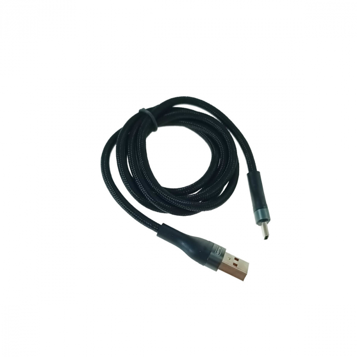 Cablu prevazut cu conectori USB tata si USB tip C, Jellico B16, 3.1A, lungime 1m, Negru [5]
