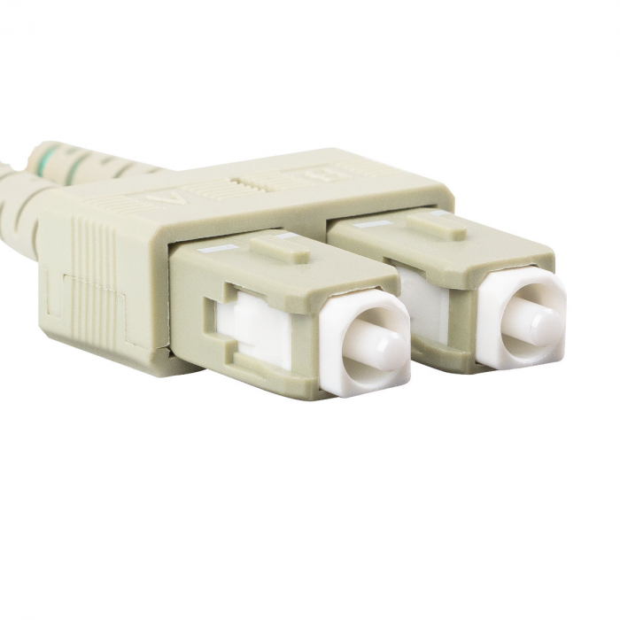 Cablu retea fibra optica cu lungime 1 m si conectori SC/UPC-SC/UPC, Lanberg Z43330, MM, DUPLEX 3.0MM OM4 50/125 LSZH, violet [5]