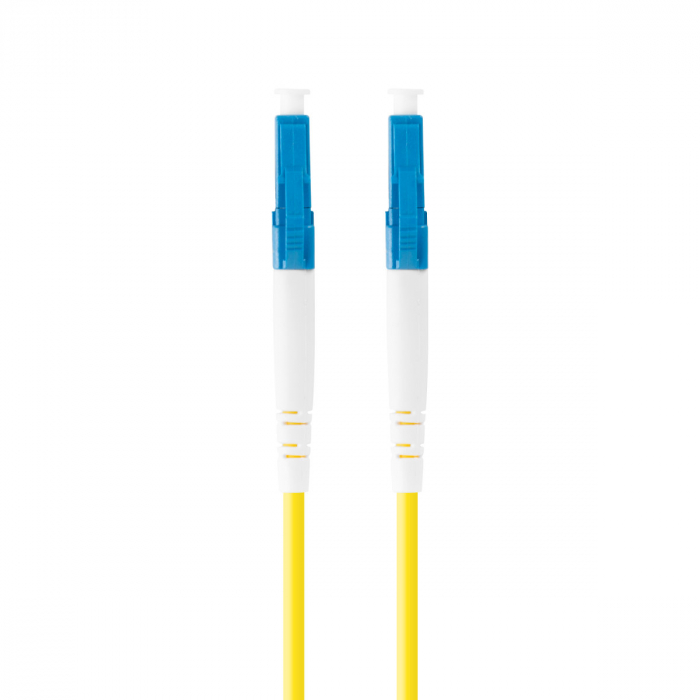 Cablu retea fibra optica cu lungime 5 m si conectori LC/UPC-LC/UPC, Lanberg Z43312, SM, SIMPLEX 3.0MM G657A1 LSZH, galben [1]