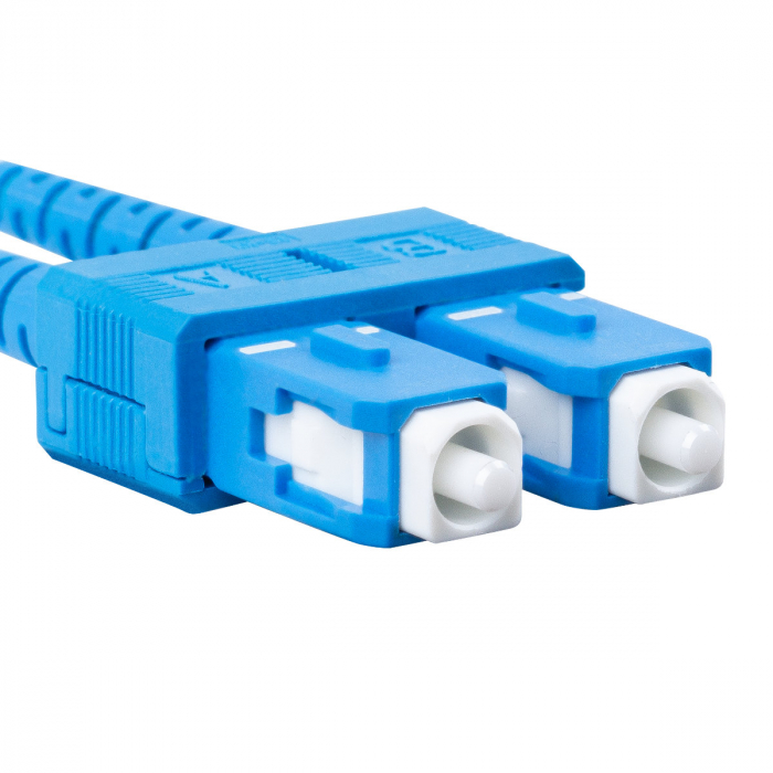Cablu retea fibra optica cu lungime 5 m si conectori SC/UPC-SC/UPC, Lanberg Z43098, SM, DUPLEX 3.0MM G657A1 LSZH, galben [2]