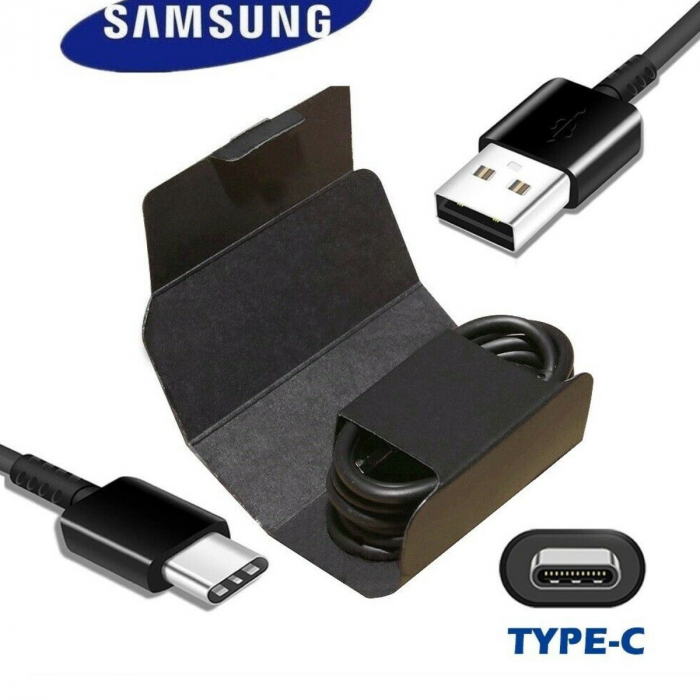 Cablu Samsung EP-DG970BBE, USB tip A tata la USB tip C tata, lungime 1 m, negru [5]