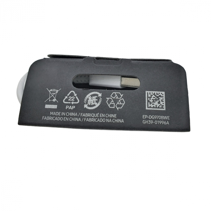 Cablu Samsung EP-DG970BWE, USB tip A tata la USB tip C tata, lungime 1 m, alb [3]