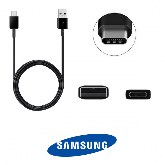 Cablu Samsung EP-DW700CBE, USB tip A tata la USB tip C tata, lungime 1.5 m, negru [3]