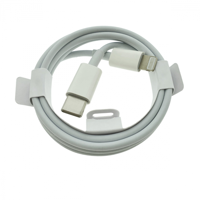 Cablu tip Lightning la USB-C, pentru Apple, A1703, 1m, alb, in blister [2]