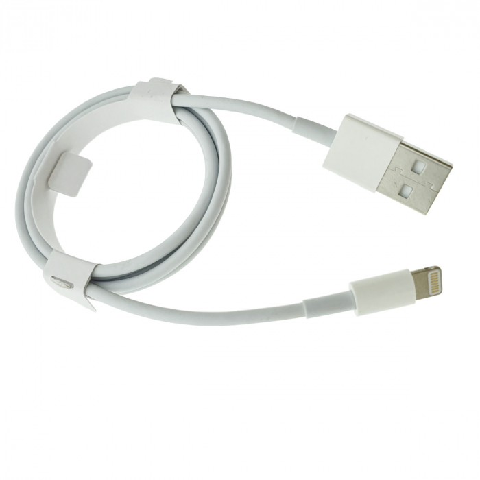 Cablu tip Lightning la USB, pentru iPhoneX, Apple, A1480, 1m, alb, in blister, 1856 [2]