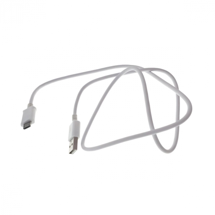 Cablu USB 2.0 la microUSB, invelis PVC, 85cm, alb [4]