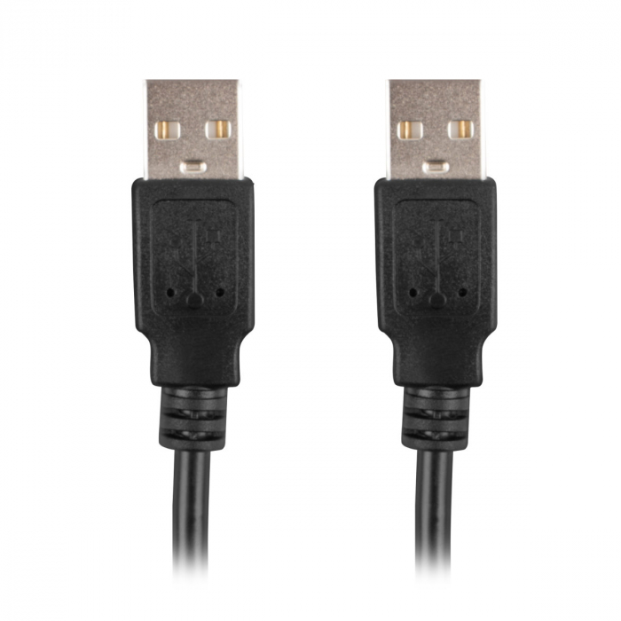 Cablu USB 2.0 tata la USB 2.0 tata, Lanberg 42774, lungime 50cm, negru [5]