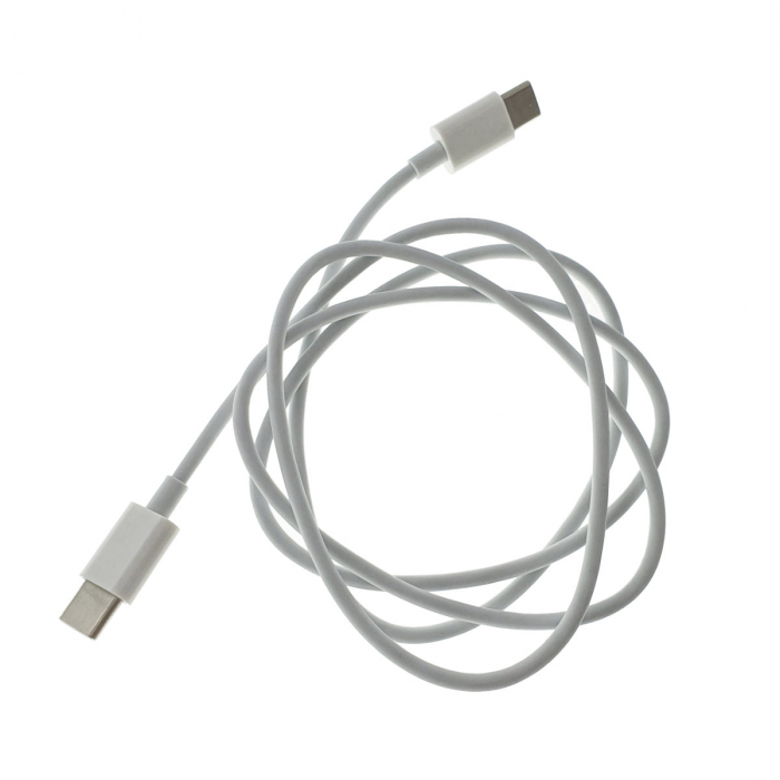Cablu USB 2.0 tip C tata la USB 2.0 tip C tata, lungime 100 cm, alb [2]