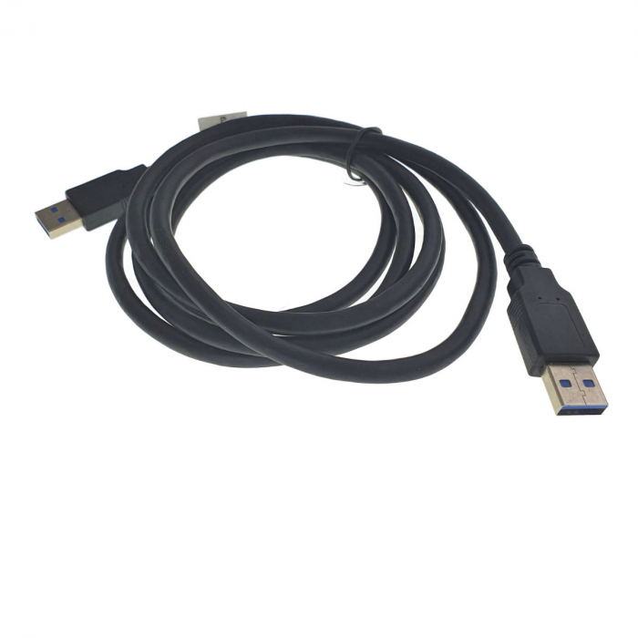 Cablu USB 3.0 tata la USB 3.0 tata, Lanberg 42776, lungime 180 cm, negru [2]