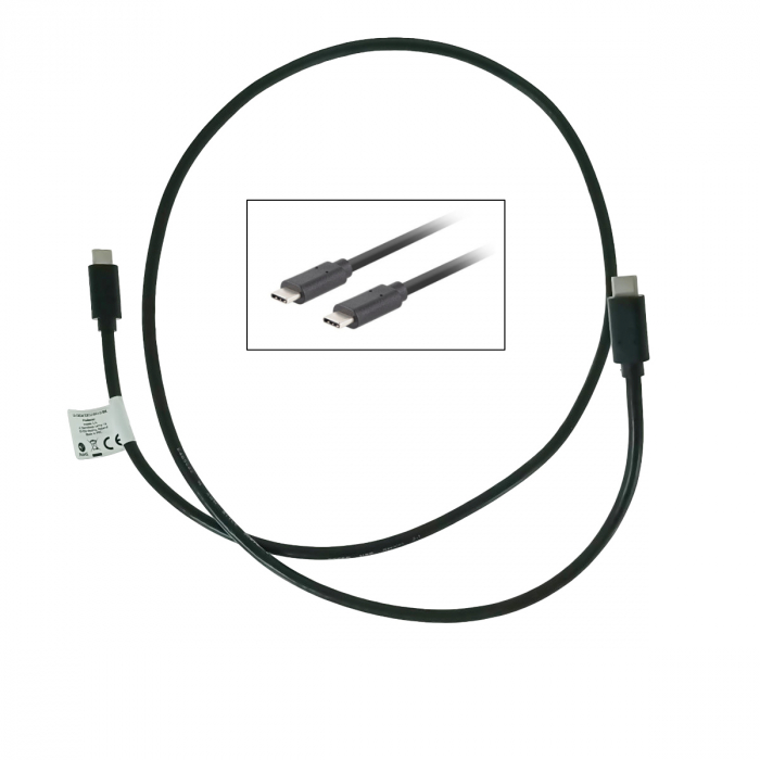 Cablu USB-C 3.1 gen.2 tata-tata, Lanberg 43692, Quick Charge 4.0, Power Delivery 3.0, 10GB/S, PD 100W, 100cm, negru [3]