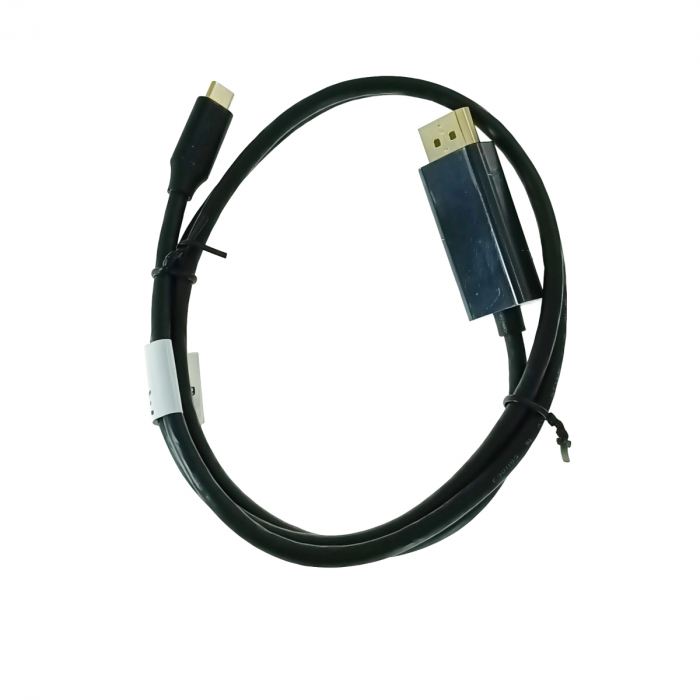 Cablu USB-C la DisplayPort, 1m, tata-tata, Lanberg 43679, HDR, DPCP 1.0, 4K-60Hz, negru [3]