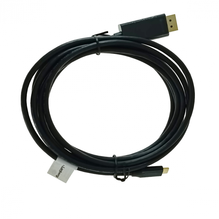 Cablu USB-C la DisplayPort, 3m, tata-tata, Lanberg 43682, HDR, DPCP 1.0, 4K-60Hz, negru [3]