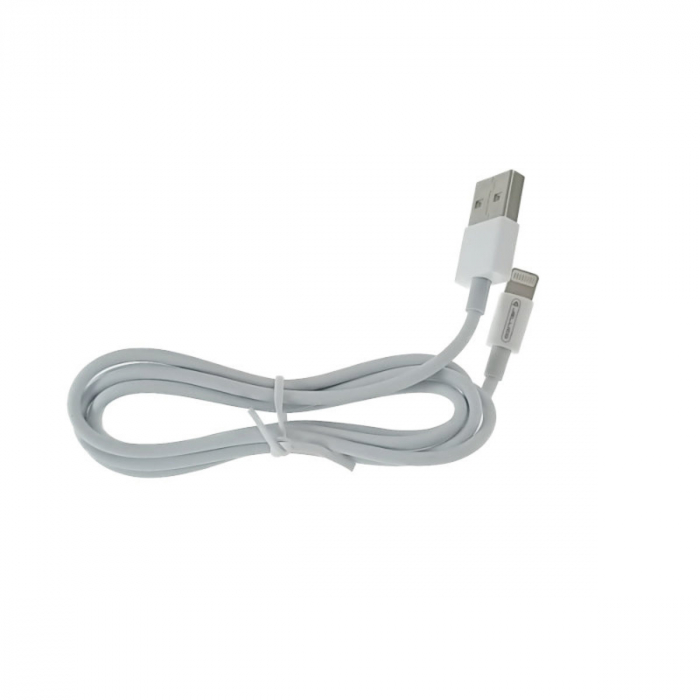 Cablu USB cu conector compatibil tip lightning, Jellico B1, 3.1A, lungime 100 cm, in blister, alb [1]