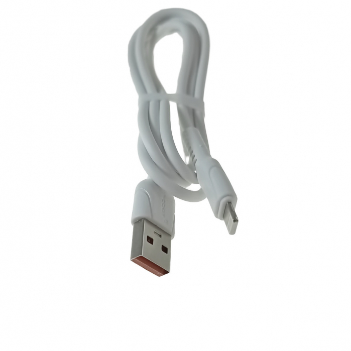 Cablu USB cu conector compatibil tip lightning, X-Scoot CL-133, lungime 100 cm, in blister, alb [4]