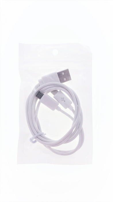 Cablu USB la 2 x microUSB, alb - HYB-7063 [4]