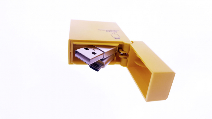 Cablu USB-microUSB color, retractabil -cutie - HYB-7340 [2]
