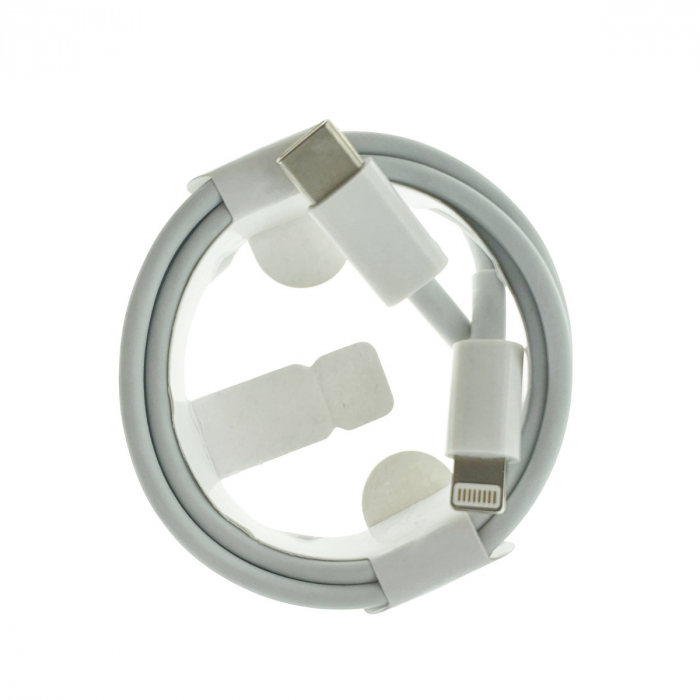 Cablu USB tip C tata la 8-pin lightning tata, lungime 100 cm, alb [5]