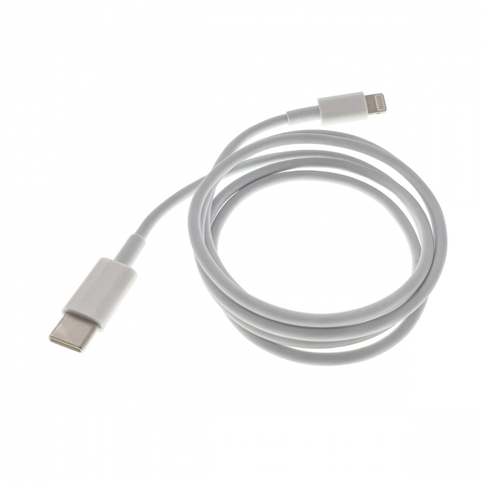 Cablu USB tip C tata la 8-pin lightning tata, lungime 100 cm, alb [3]