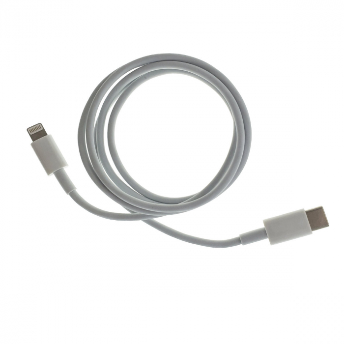 Cablu USB tip C tata la 8-pin lightning tata, lungime 100 cm, alb [2]