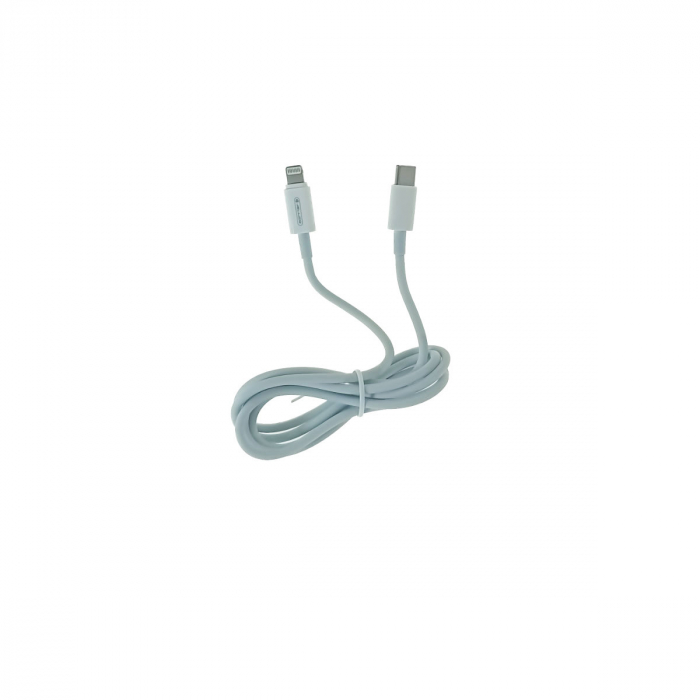 Cablu USB Tip C tata la conector tip lightning, JELLICO B1, PD 30W, lungime 100 cm, Alb [6]