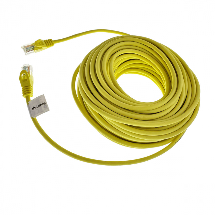 Cablu UTP Lanberg, cat. 5E, 20 m, Galben [4]