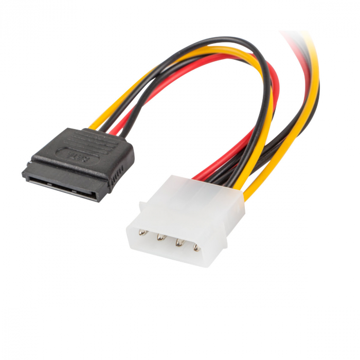 Cablu alimentare de la Molex la 2 SATA , T/M , 0.15 cm [2]