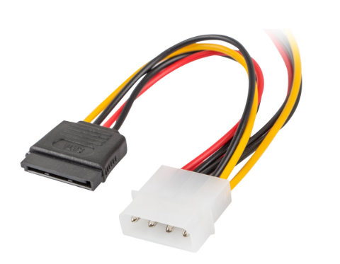 Cablu alimentare de la Molex la 2 SATA , T/M , 0.15 cm [5]