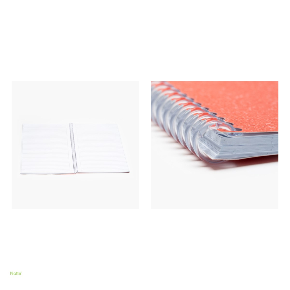 Caiet cu spira Notte School A4, 60 file, dictando, 60 g/mp, coperta carton laminat [4]