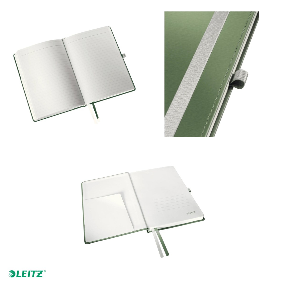 Caiet de birou Leitz Style, pentru documente perforate, 80 file, 8 file perforate, fistic [4]