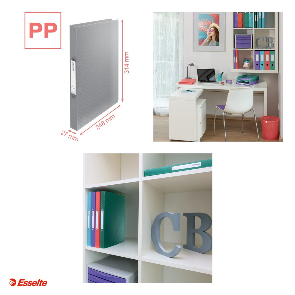 Caiet mecanic Esselte Colour'Breeze, pentru arhivare, capacitate 140 file, verde [4]