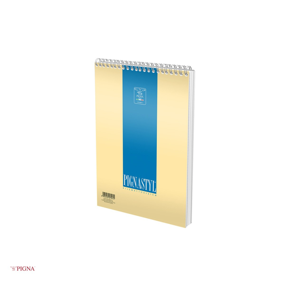 Bloc notes Pigna Style, A4, 60 file, dictando, 200 g/mp, spira [5]