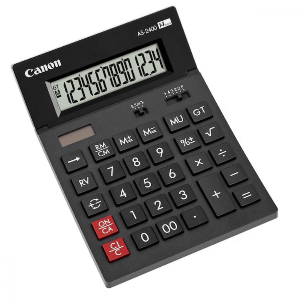 Calculator de birou 14 Digits, Canon AS2400, 198 x 140 x 34 mm, negru [3]