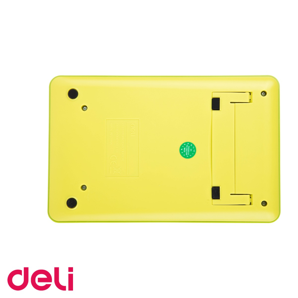 Calculator de birou Deli 1551, 12 cifre, display LCD reglabil, nuanta vernil pastel, pentru birou [5]