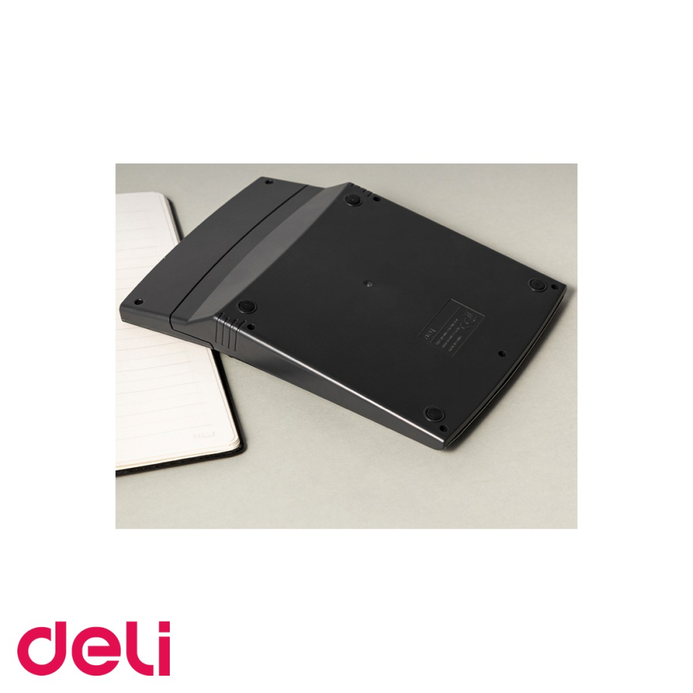 Calculator de birou Deli 39229, 14 digits, carcasa metalica, ecran LCD inclinat, pentru birou si contabilitate [4]