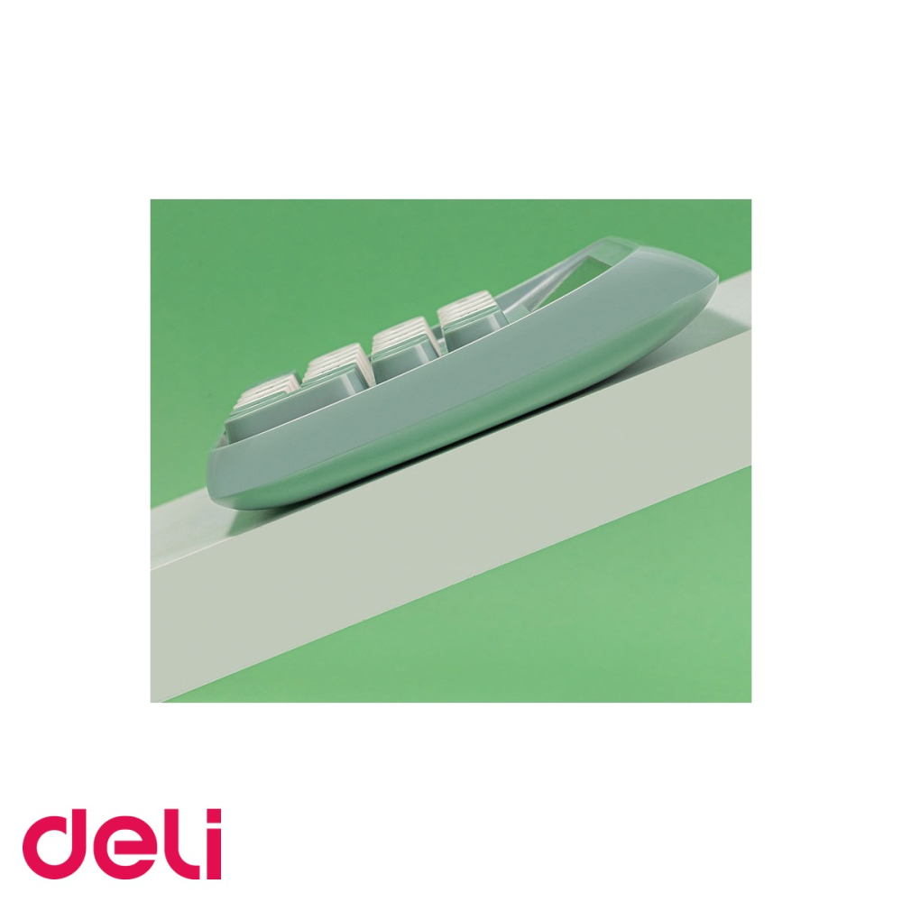 Calculator de birou Deli Retro M36, 12 digiti, design retro, gri, pentru birou si acasa [4]