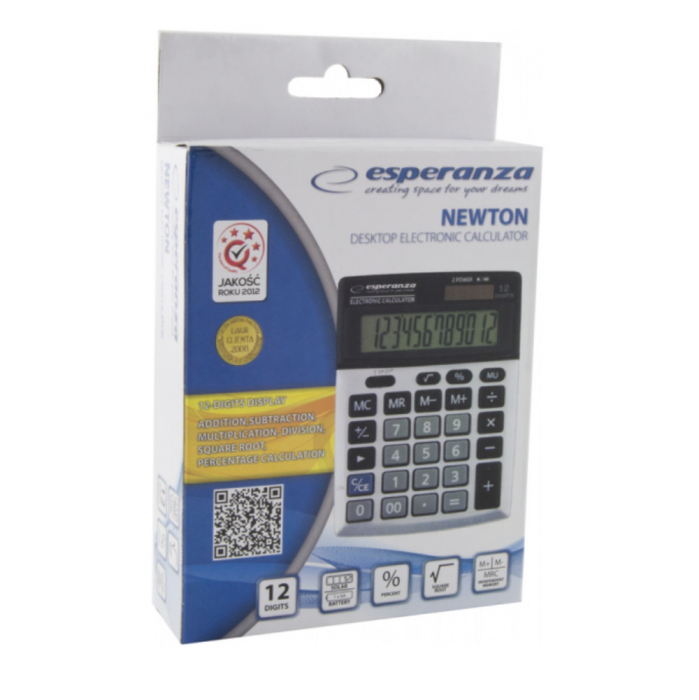 Calculator de birou ECL102 Esperanza, electronic [2]
