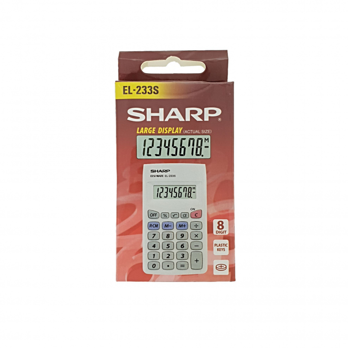 Calculator de buzunar, Sharp, EL-233S, Alb [4]