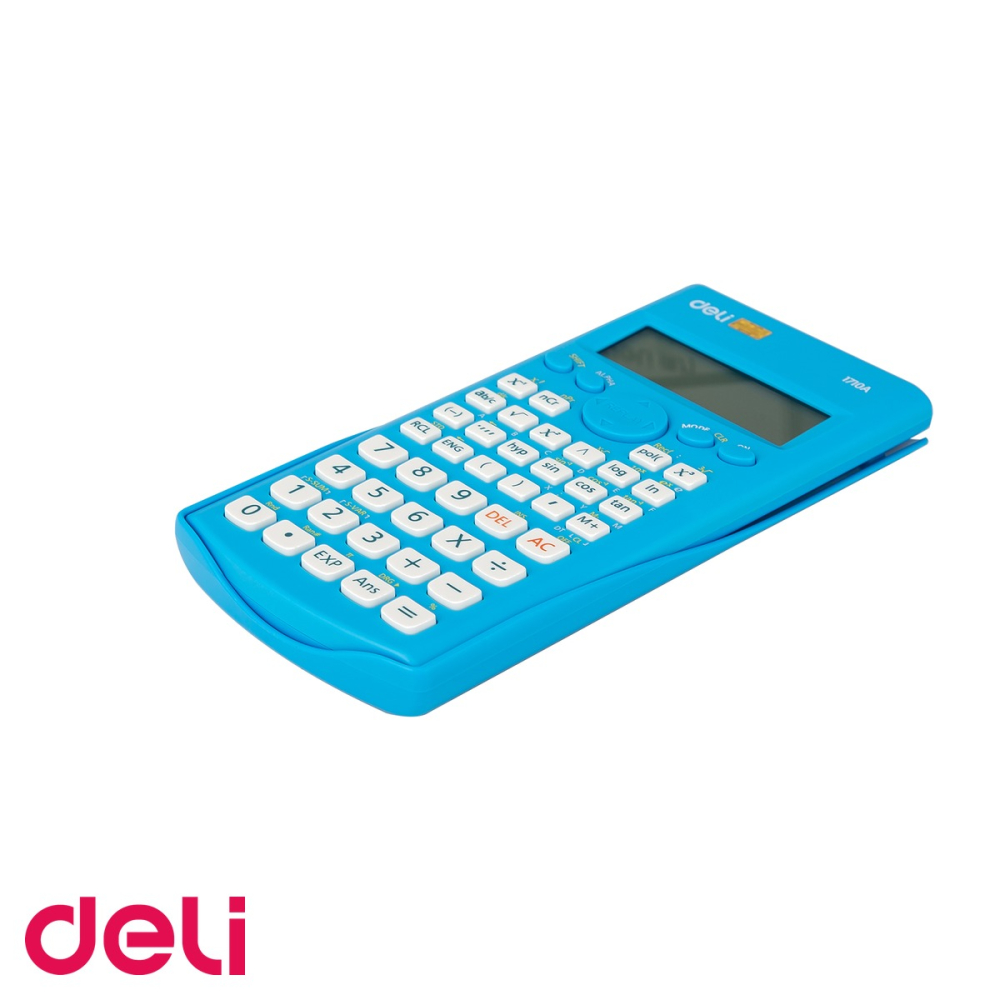 Calculator stiintific Deli 240 functii, afisaj LCD 2 linii, 12 digits, pentru elevi si studenti [5]