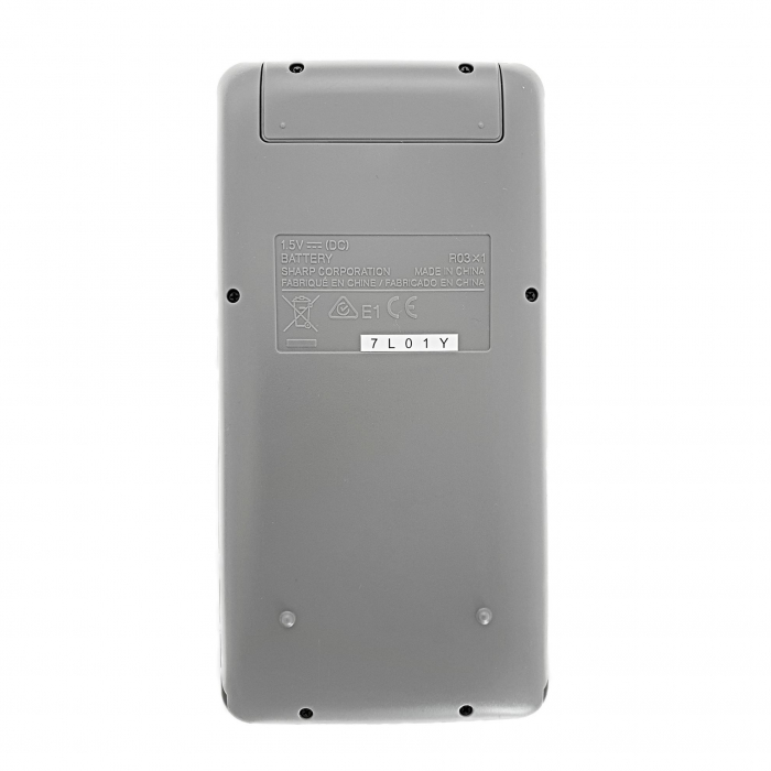 Calculator stiintific Sharp EL-531TH,273 functii,10 digiti,161x80x15mm, negru cu gri [2]