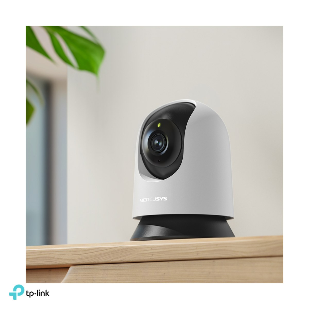 Camera de supraveghere pan/tilt interior Mercusys MC200, Full HD 1080p, Wi-Fi 2.4 GHz, vedere nocturna IR 12 m, detectie persoane si plans de bebelus, alb [6]