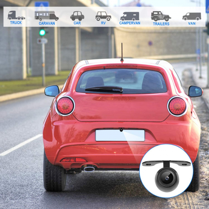 Camera video auto, asistenta parcare, unghi 170 grade, IP67, universala [10]
