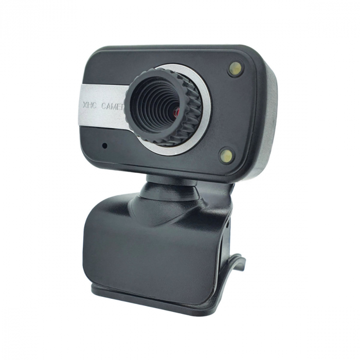Camera Web cu microfon, 480P, My Web XHC B7, rotire 360°, conectori USB si jack 3.5mm, nightvision, lungime cablu 140 cm [3]