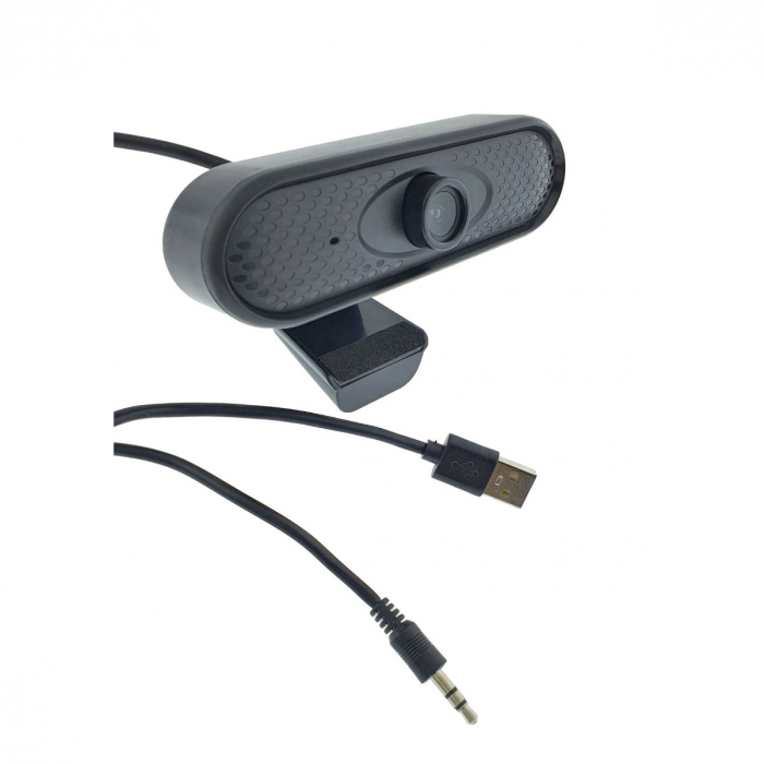 Camera Web cu microfon, HD 720P, My Web B8, auto corectie lumina si culoare, conectori USB si jack 3.5mm, lungime cablu 110 cm [5]