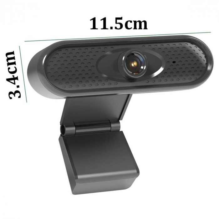Camera Web cu microfon, HD 720P, My Web B8, auto corectie lumina si culoare, conectori USB si jack 3.5mm, lungime cablu 110 cm [2]