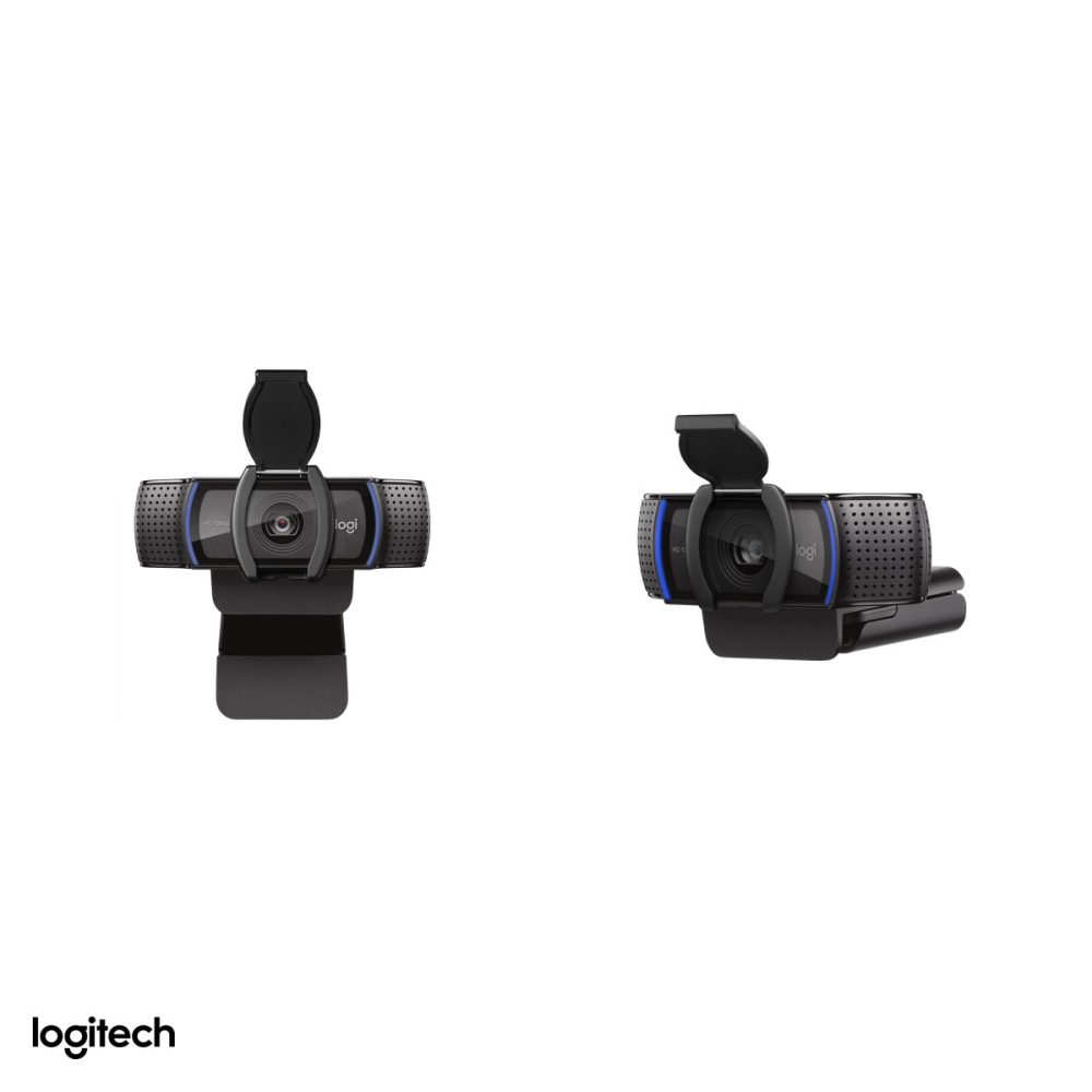 Camera web Logitech C920s HD Pro, Full HD 1080p, USB-A, autofocus, lentila din sticla, microfoane stereo, capac de intimitate inclus, negru, 960-001252 [4]