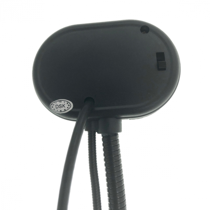 Camera Web USB, cu suport birou, microfon, brat flexibil, nightvision, 480p, neagra [5]