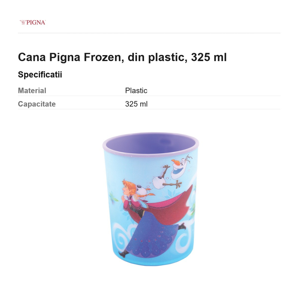Cana Pigna Frozen, din plastic, 325 ml [3]